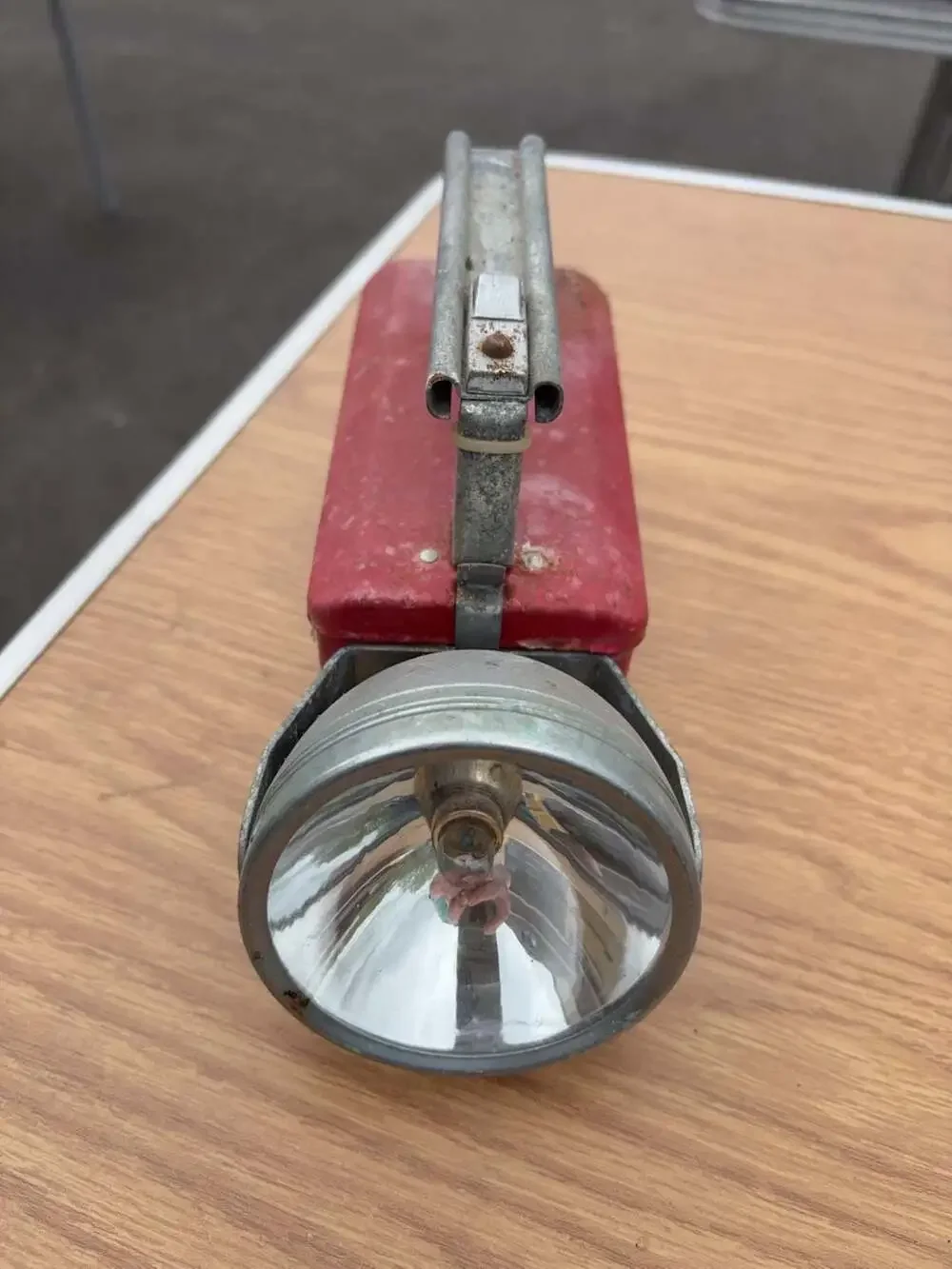 Vintage Ray-O-Vac Hunter Lantern Metal Flashlight